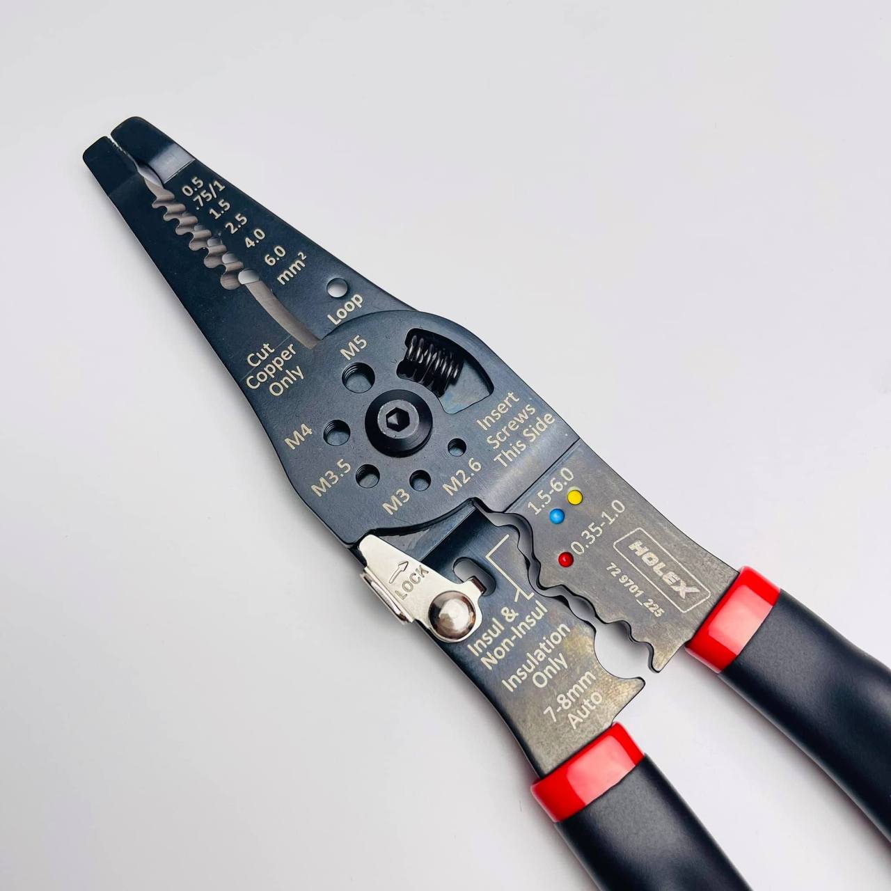 Kìm tách dây điện đa năng Holex dài 225mm Kìm tách dây điện đa năng Holex dài 225mm